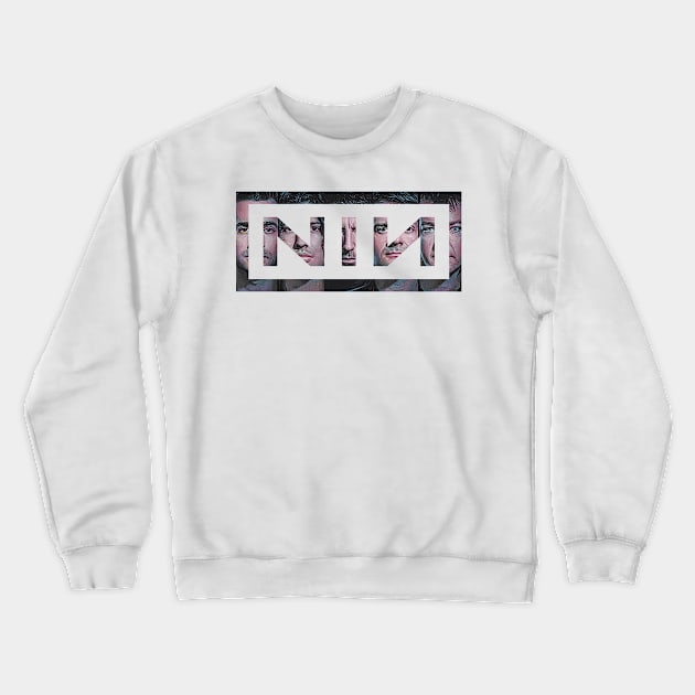 Band NIN Crewneck Sweatshirt by meantibrann